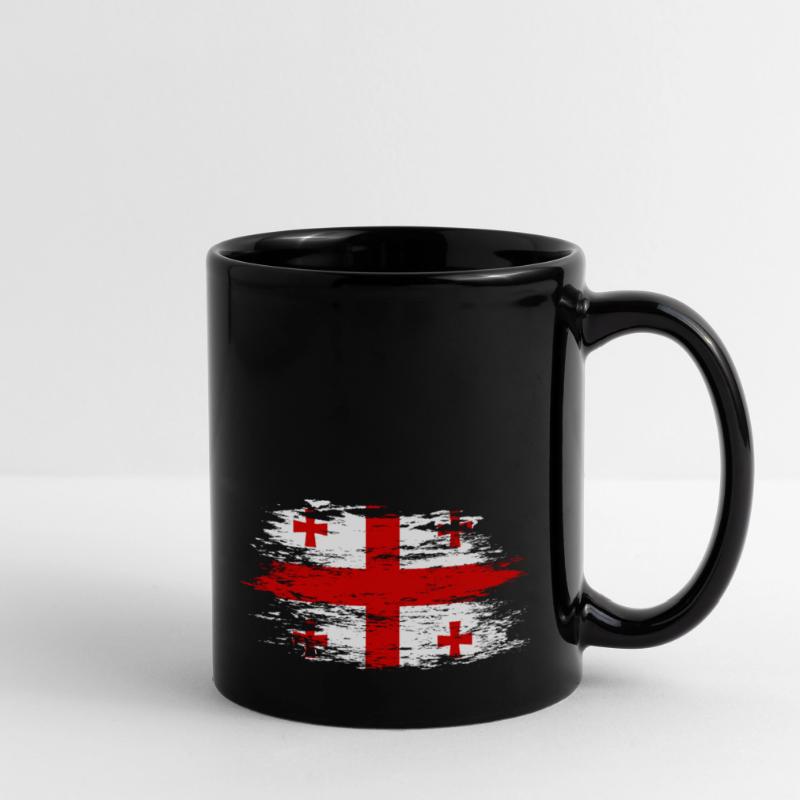 Drapeau géorgien utilisé Mug uni