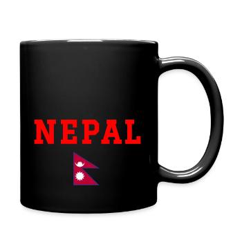Népal - Mug uni - noir - Droite