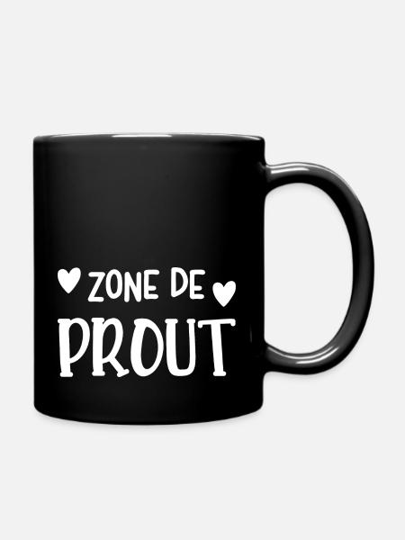 zone de prout - Mug uni - noir