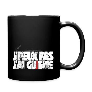 J'Peux pas J'ai Guitare - Mug uni - noir - Droite