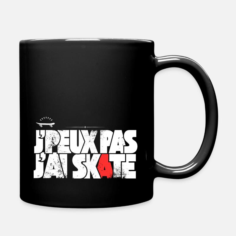 J'peux pas j'ai skate - Mug uni - noir