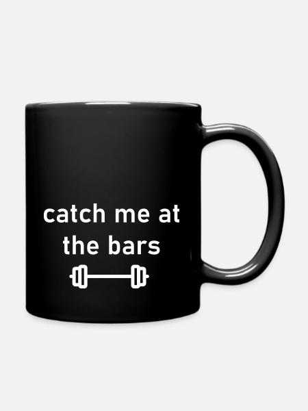 meet me at the bars - Tasse einfarbig - Schwarz
