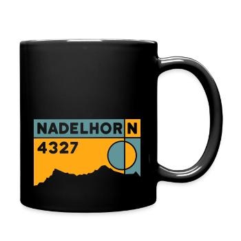 Nadelhorn Valais Mountain Tour High Altitude Tour Souvenir Hiking - Full Colour Mug - black - Right