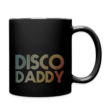 Daddy Retro 60s 70s Party Costume Dad Father's Day - Full Colour Mug - black - Right
