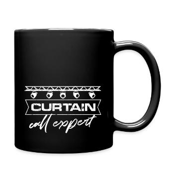 Curtain Call Expert Drama School Educator Theater - Full Colour Mug - black - Right