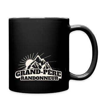Grand-père randonneur ! - Mug uni - noir - Droite