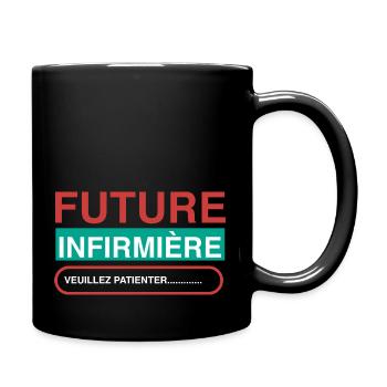 future infirmière - Mug uni - noir - Droite