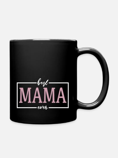 The best mom - Full Colour Mug - black