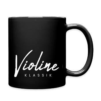 Classical Violin - Full Colour Mug - black - Right