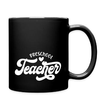 Style d’appréciation sincère de l’enseignant du préscolaire - Mug uni - noir - Droite