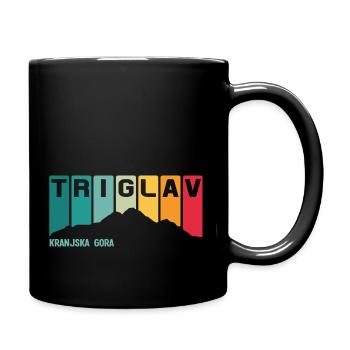 Triglav Mountain Slovenia Slovenia Kranjska Gora - Full Colour Mug - black - Right