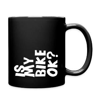 Is My Bike OK shirt for dirt bike and bike lovers - Tasse einfarbig - Schwarz - Rechts