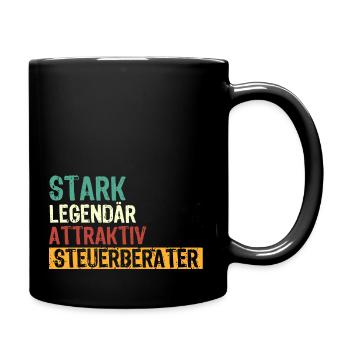 STARK LEGENDÄR ATTRAKTIV STEUERBERATER - Tasse einfarbig - Schwarz - Rechts