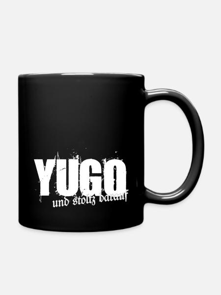Yugo und stolz daraufstolzer - Tasse einfarbig - Schwarz