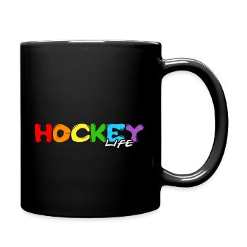 Hockey sur gazon Hockey-vie Terrain de hockey - Mug uni - noir - Droite
