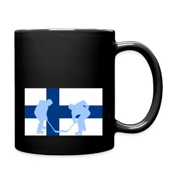 La Finlande, mon pays, mon drapeau ! - Mug uni - noir - Droite