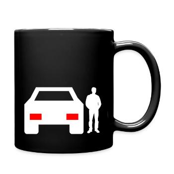 Voiture - Mug uni - noir - Droite