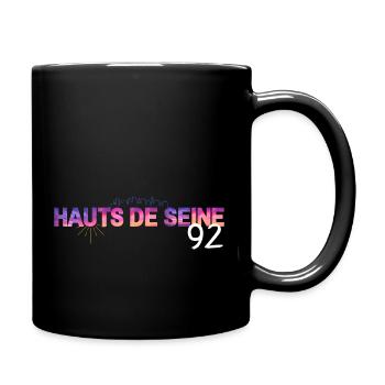 Haut de Seine 92 - Tasse einfarbig - Schwarz - Rechts