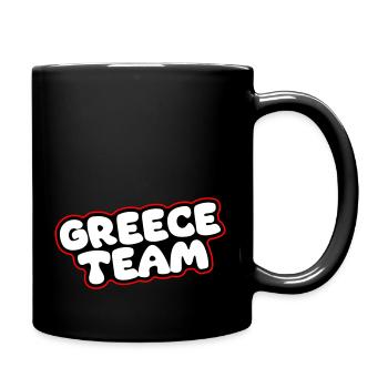 Greece Team - Full Colour Mug - black - Right