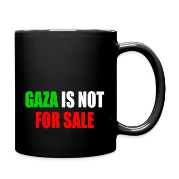 gaza is not for sale - Full Colour Mug - black - Right