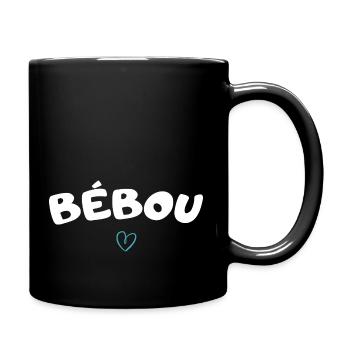cadeau fete des peres pour bébou - Mug uni - noir - Droite
