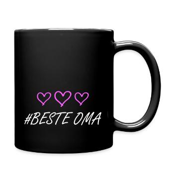 Best Granny Heart Love - Full Colour Mug - black - Right