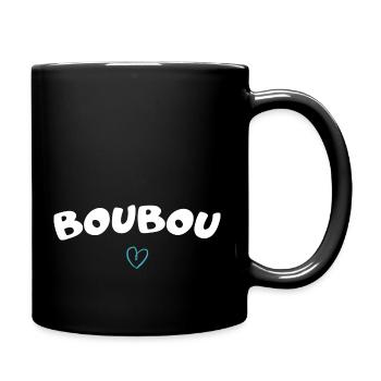 cadeau fete des peres pour boubou - Mug uni - noir - Droite