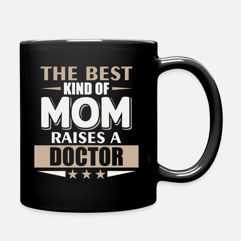 Maman docteur - médecin de la mère - Mug uni - noir