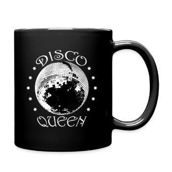 Disco Queen boule de disco de charme - Mug uni - noir - Droite