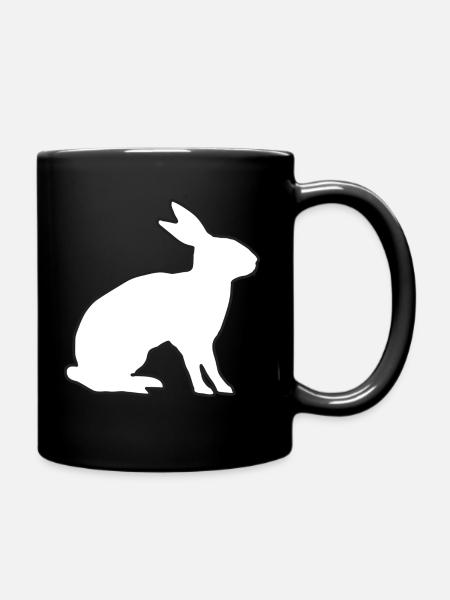 Lièvre - Mug uni - noir