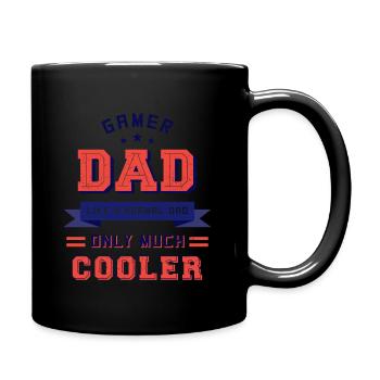 Gaming Dad Father's Day Father T-Shirt Gambler Gift - Full Colour Mug - black - Right