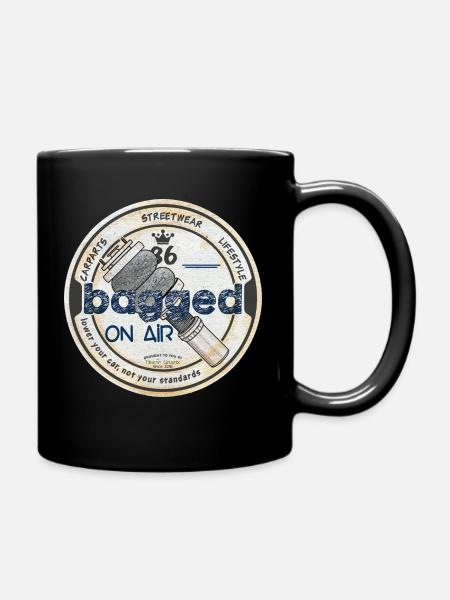 Bagged on air - Tasse einfarbig - Schwarz