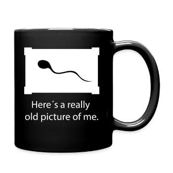 Old Picture of me - Full Colour Mug - black - Right
