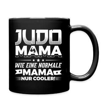 Judo Mama - Sportverein Kampfkunst Judolehrer - Tasse einfarbig - Schwarz - Rechts