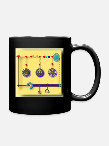 Art graphique - Mug uni - noir