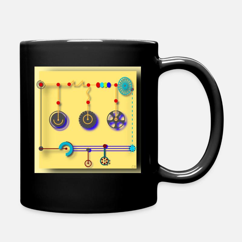 Art graphique - Mug uni - noir