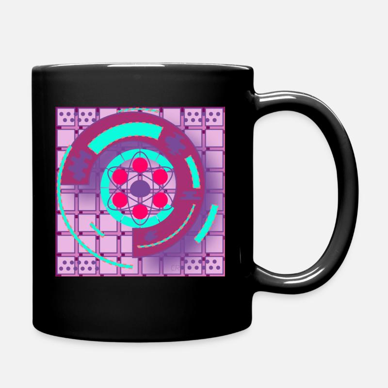 Grafik Kunst 🎨 - Tasse einfarbig - Schwarz