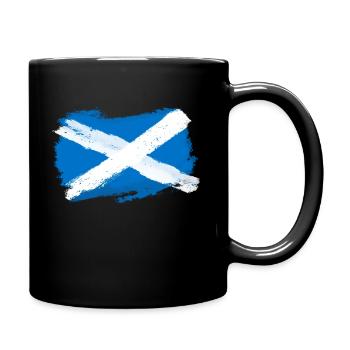 Souvenir écossais cadeau drapeau écossais - Mug uni - noir - Droite
