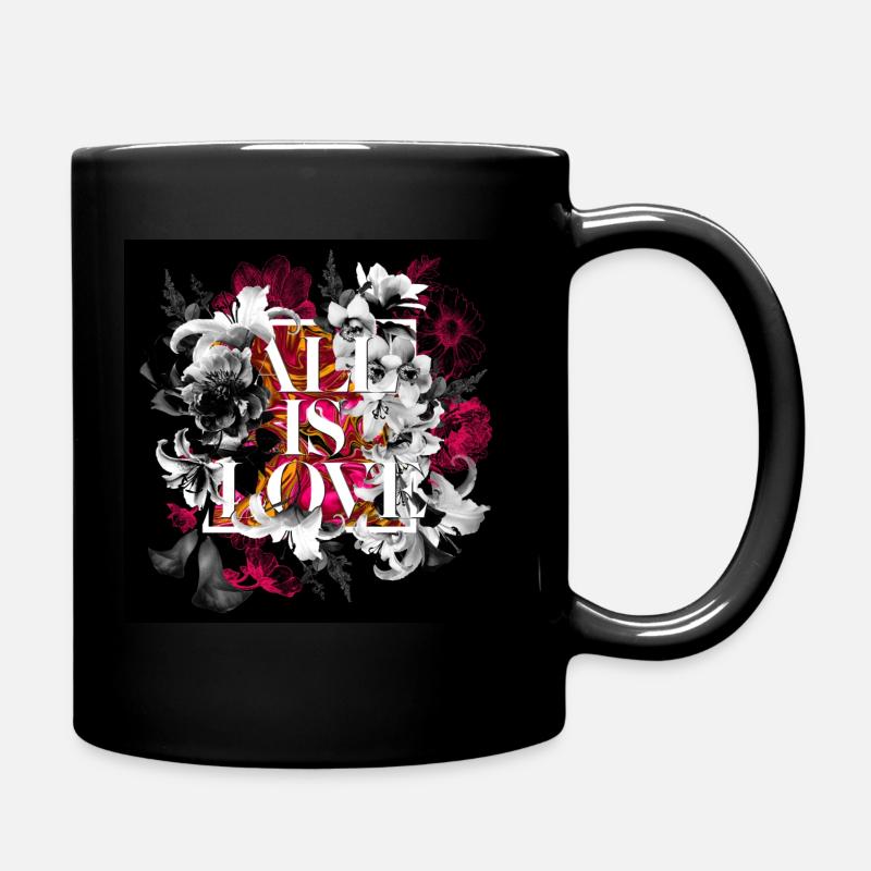 All is love - Full Colour Mug - black
