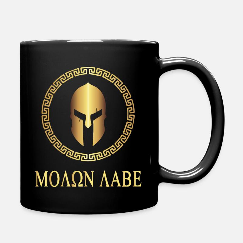 Sparta - molon labe - GOLD - Mug uni - noir