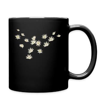 Gaenseblume Printemps Idée cadeau naturel - Mug uni - noir - Droite