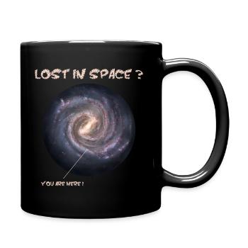 Lost in space? - Full Colour Mug - black - Right