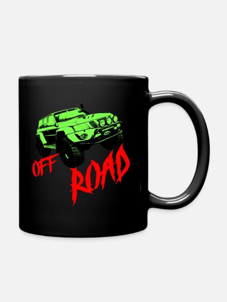 Off Road, SUV, Jepp, Truck, Motorsport, Rally - Full Colour Mug - black