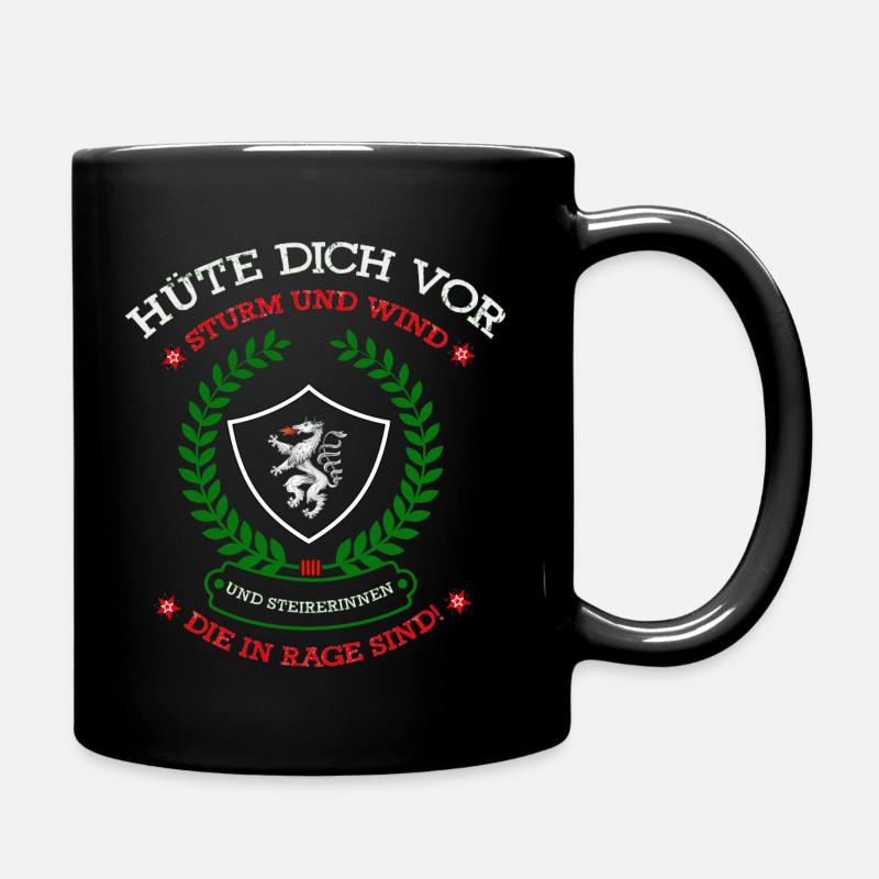 Steiermark - Tasse einfarbig - Schwarz