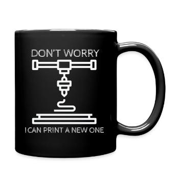 3D printer printig 3D printer printing - Full Colour Mug - black - Right