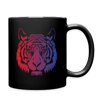 tigre - Mug uni - noir - Droite