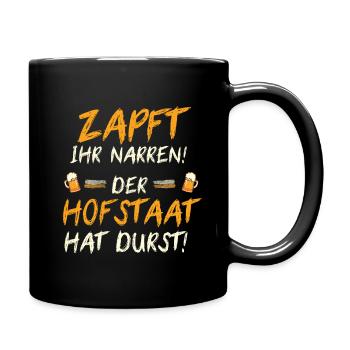 Taps her fools court shooter beer king - Full Colour Mug - black - Right