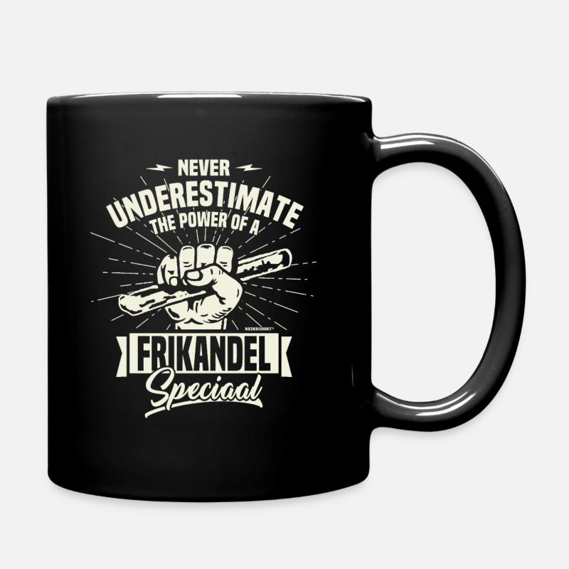 Frikandel Spezial - Tasse einfarbig - Schwarz
