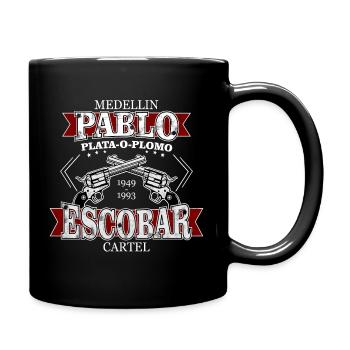 Pablo Escobar-Medellin Cartel - Full Colour Mug - black - Right