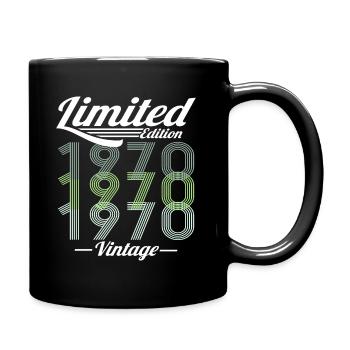 Cadeau d'anniversaire vintage 1970 - Mug uni - noir - Droite